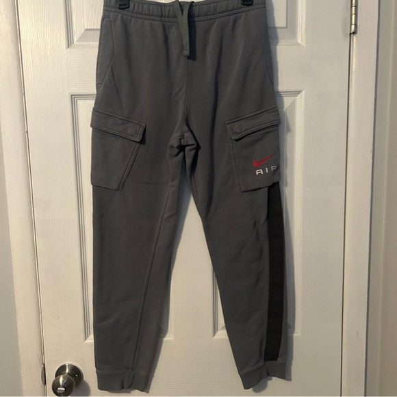 Nike Other - Nike Air Sportswear Club Fleece Cargo Joggers Kids Size XL Grey Used Condition